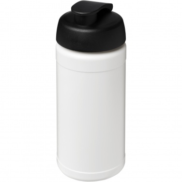 Logo trade promotional giveaway photo of: Baseline 500 ml recycled sport bottle with flip lid