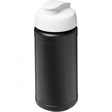 Logo trade corporate gifts picture of: Baseline 500 ml recycled sport bottle with flip lid