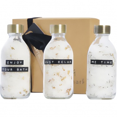 Logotrade business gifts photo of: Wellmark Just Relax 3-piece 200 ml bath salt gift set
