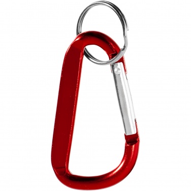 Logotrade promotional giveaway image of: Timor RCS recycled aluminium carabiner keychain