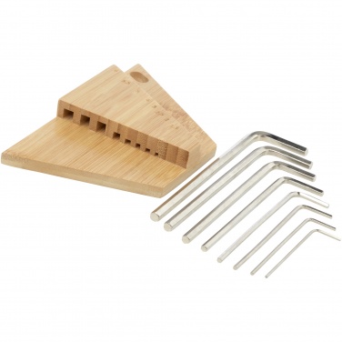 Logotrade business gifts photo of: Allen bamboo hex key tool set