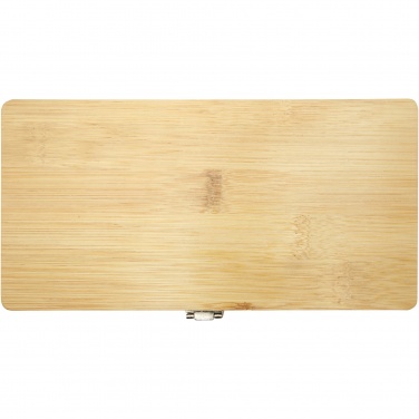 Logotrade corporate gift image of: Rivet 19-piece bamboo/recycled plastic tool set