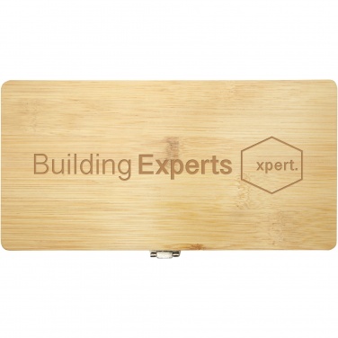 Logo trade promotional gifts picture of: Rivet 19-piece bamboo/recycled plastic tool set