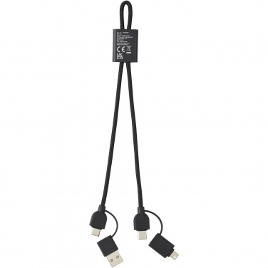 Logotrade promotional item image of: Connect 6-in-1 RCS recycled aluminium 45W quick charge & data transfer cable