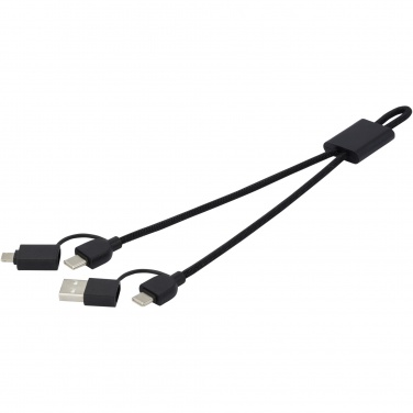 Logo trade promotional products picture of: Connect 6-in-1 RCS recycled aluminium 45W quick charge & data transfer cable