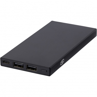 Logotrade promotional gift image of: Connect 5000 mAh recycled aluminium power bank 