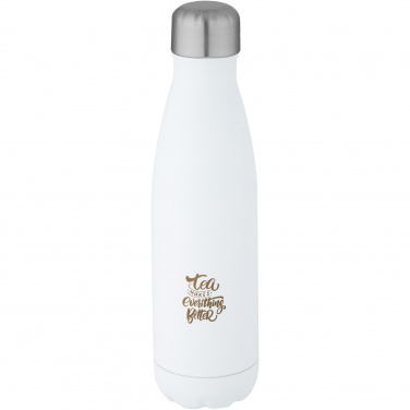 Logo trade promotional giveaways image of: Cove 500 ml RCS certified recycled stainless steel vacuum insulated bottle 