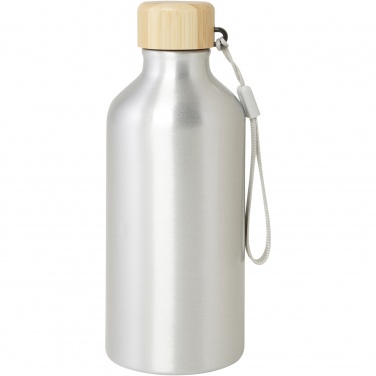 Logo trade promotional product photo of: Malpeza 500 ml RCS certified recycled aluminium water bottle