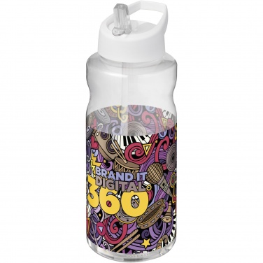 Logo trade promotional gifts image of: H2O Active® Big Base 1 litre spout lid sport bottle