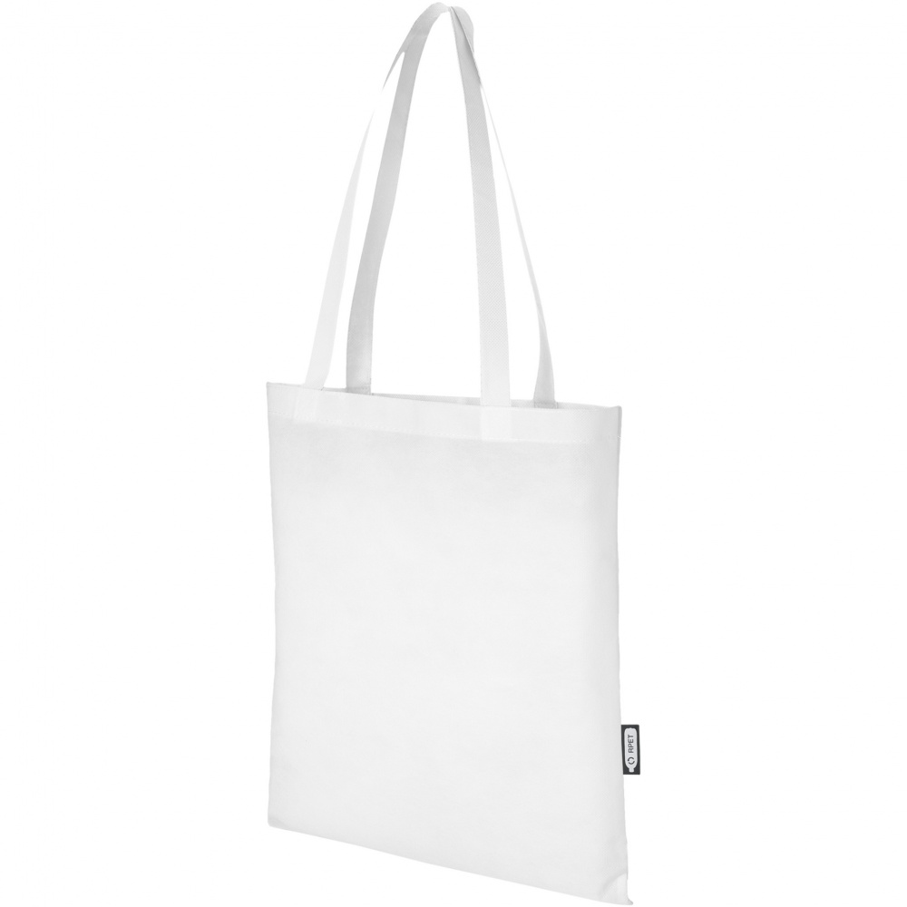 Logotrade promotional giveaway picture of: Zeus GRS recycled non-woven convention tote bag 6L