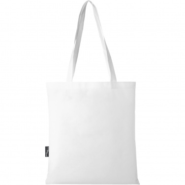 Logotrade promotional gift image of: Zeus GRS recycled non-woven convention tote bag 6L