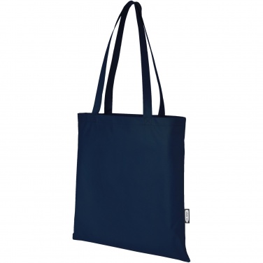 Logo trade promotional merchandise image of: Zeus GRS recycled non-woven convention tote bag 6L