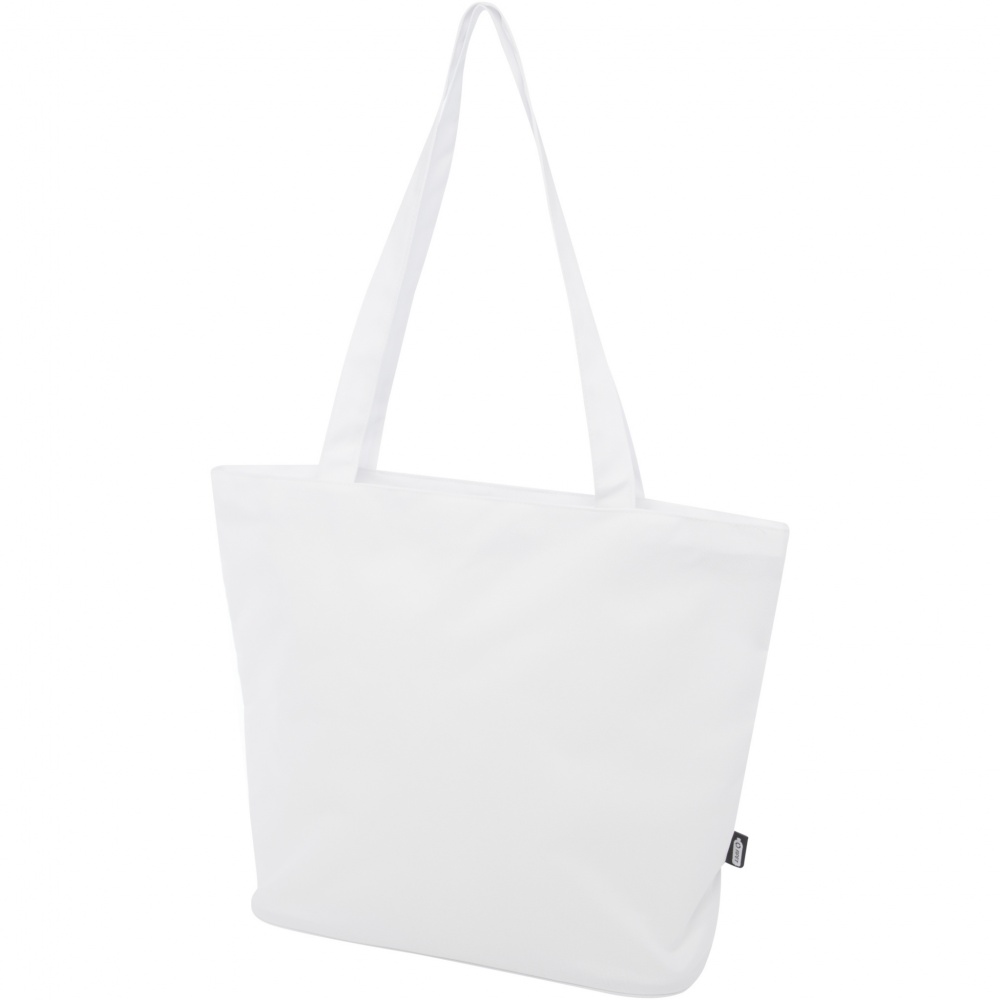 Logo trade promotional items image of: Panama GRS recycled zippered tote bag 20L