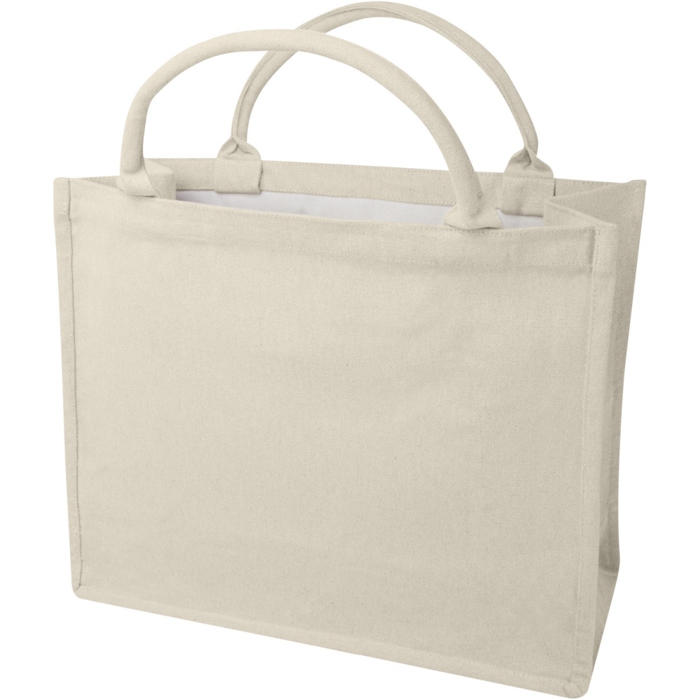 Logo trade promotional giveaways image of: Page 500 g/m² Aware™ recycled book tote bag
