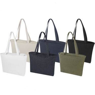 Logo trade corporate gifts picture of: Weekender 500 g/m² Aware™ recycled tote bag