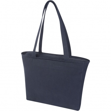 Logo trade promotional giveaways image of: Weekender 500 g/m² Aware™ recycled tote bag