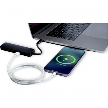 Logotrade corporate gift image of: Loop RCS recycled plastic multimedia adapter USB 2.0-3.0 with HDMI port