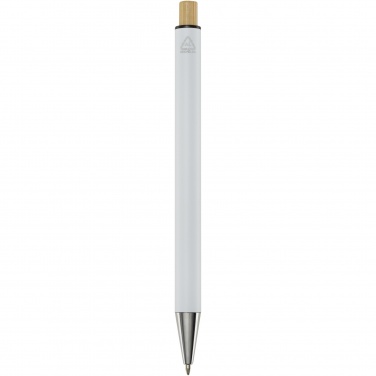 Logotrade promotional merchandise image of: Cyrus recycled aluminium ballpoint pen (blue ink)