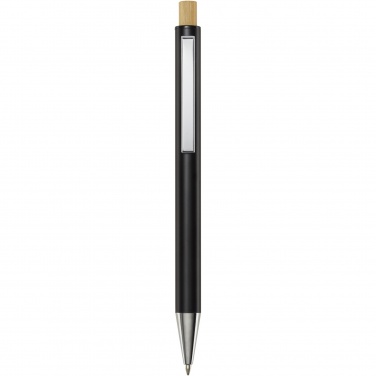 Logo trade promotional giveaways image of: Cyrus recycled aluminium ballpoint pen (blue ink)