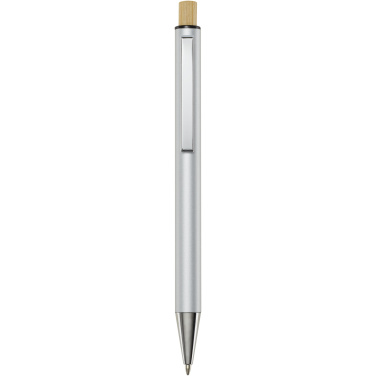 Logo trade business gift photo of: Cyrus recycled aluminium ballpoint pen (black ink)