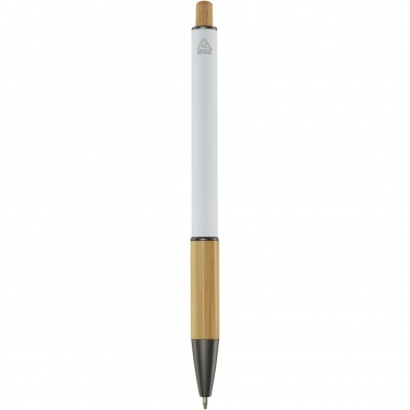Logo trade corporate gifts image of: Darius recycled aluminium ballpoint pen