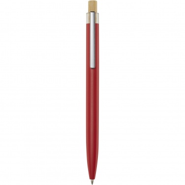 Logo trade corporate gift photo of: Nooshin recycled aluminium ballpoint pen  (blue ink)