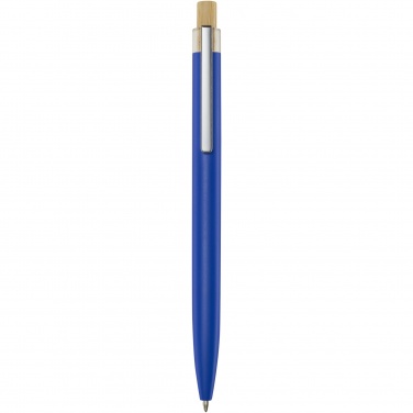 Logo trade advertising products image of: Nooshin recycled aluminium ballpoint pen  (blue ink)