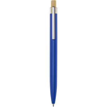 Logo trade promotional products image of: Nooshin recycled aluminium ballpoint pen (black ink)