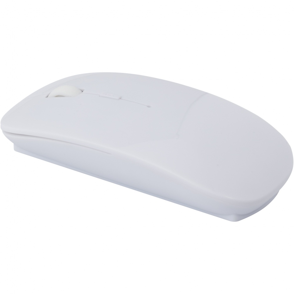 Logo trade promotional gifts image of: Menlo RCS recycled plastic wireless mouse 