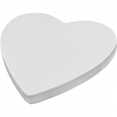 Logo trade promotional item photo of: Sticky-Mate® heart-shaped recycled sticky notes