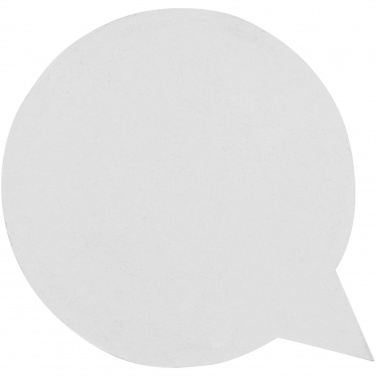 Logo trade promotional gifts picture of: Sticky-Mate® speech bubble-shaped recycled sticky notes