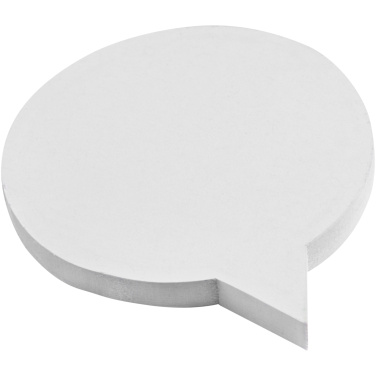 Logotrade promotional giveaway image of: Sticky-Mate® speech bubble-shaped recycled sticky notes