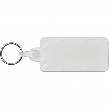 Logo trade promotional items picture of: Kym recycled tyre tread check keychain