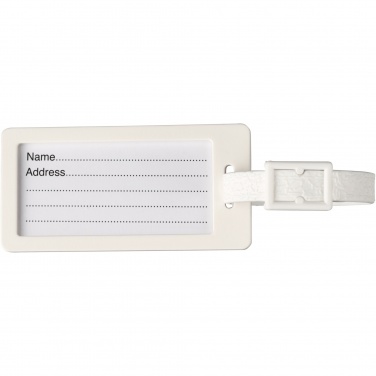 Logotrade promotional product picture of: River recycled window luggage tag