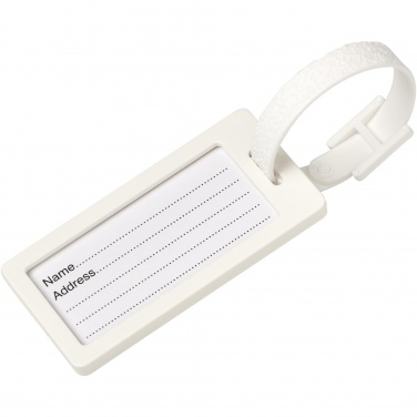 Logo trade promotional products image of: River recycled window luggage tag