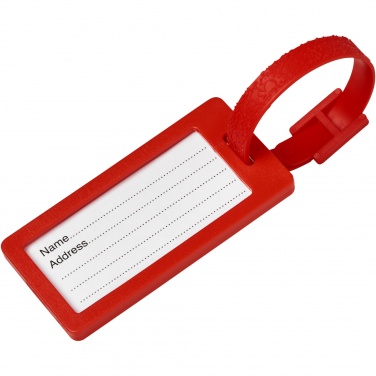 Logotrade promotional gift image of: River recycled window luggage tag