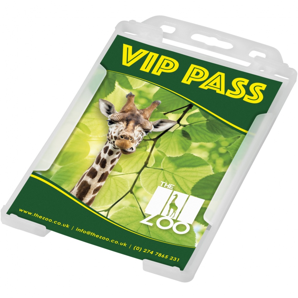 Logotrade promotional merchandise photo of: Pierre recycled plastic card holder 
