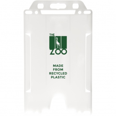 Logo trade promotional items image of: Pierre recycled plastic card holder 