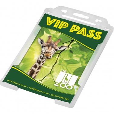 Logotrade advertising product image of: Pierre recycled plastic card holder 