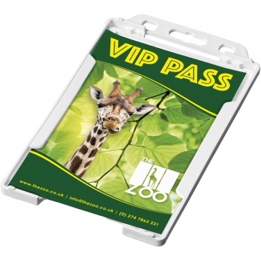 Logo trade promotional items image of: Pierre recycled plastic card holder 