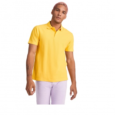 Logo trade advertising products image of: Austral short sleeve unisex polo