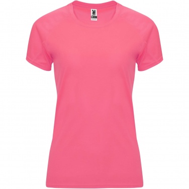 Logo trade business gifts image of: Bahrain short sleeve women's sports t-shirt