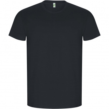 Logo trade corporate gifts image of: Golden short sleeve men's t-shirt