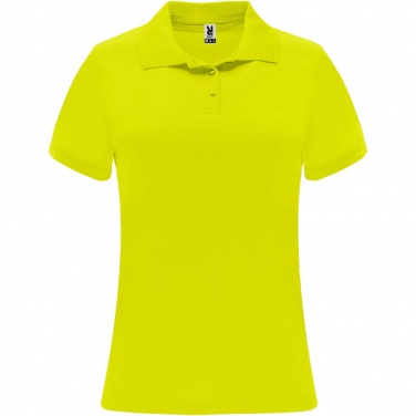 Logo trade promotional giveaway photo of: Monzha short sleeve women's sports polo