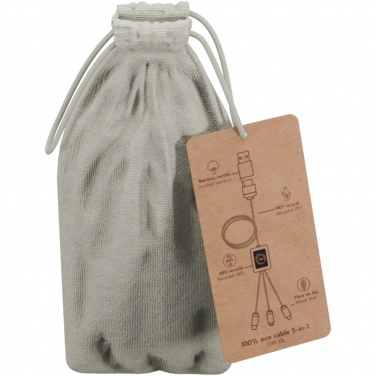 Logo trade corporate gifts image of: SCX.design C49 5-in-1 charging cable