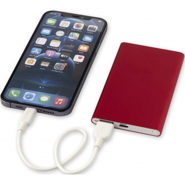 Logo trade promotional gift photo of: Pep 4000 mAh Type-C recycled aluminium power bank 