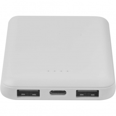 Logo trade promotional giveaway photo of: Asama 5000 mAh Type-C recycled plastic power bank
