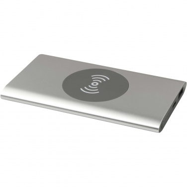 Logotrade promotional giveaways photo of: Juice 4000 mAh Type-C recycled aluminium wireless power bank 