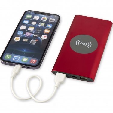 Logotrade advertising product picture of: Juice 8000 mAh Type-C recycled aluminium wireless power bank