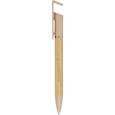 Logo trade promotional giveaway photo of: Delfina phone holder pen